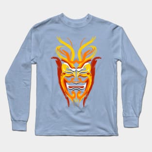 Kumadori Fury: Unleash the warrior within Long Sleeve T-Shirt